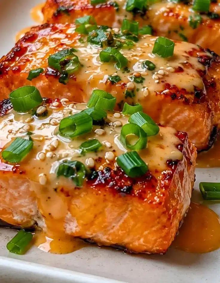 20-Minute Baked Bang Bang Salmon – Easy High-Protein Dinner