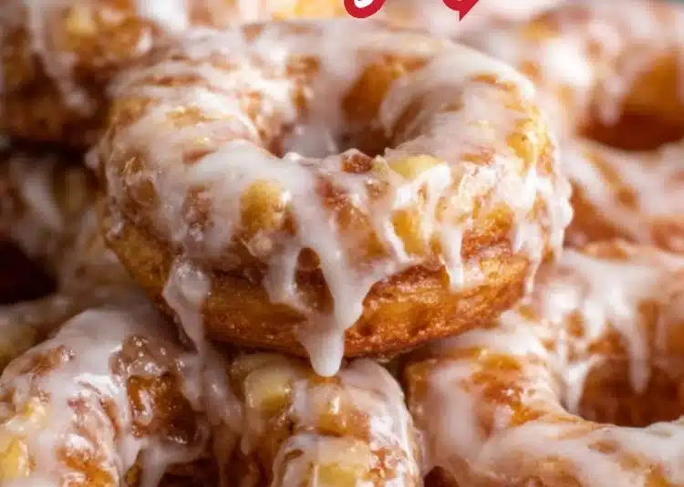 Baked Apple Fritters Recipe Printable PDF, Dessert Recipe Print Out, Easy Homemade Apple Dessert Digital Download, Apple Dessert Family Dish