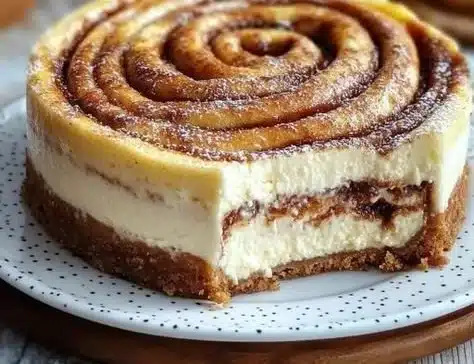 BEST RECIPE for Fluffy & Creamy Cinnamon Roll Cheesecake Download. - Etsy | Cinnamon cheesecake with cinnamon sugar crust, Cinnamon roll cream cheese frosting, Cinnamon roll cheesecake with graham cracker crust