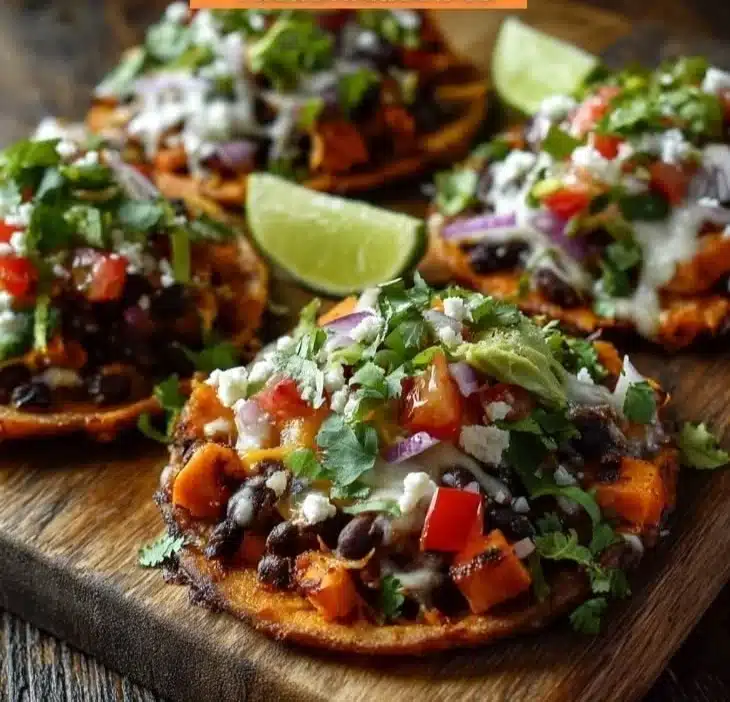Best Recipes · Free Cookbook Collection 2026 | Tostadas with Sweet Potatoes, Sweet Potato and Black Beans, Vegan Meals with Sweet Potato