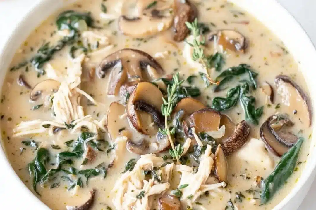 Comforting Rotisserie Chicken And Mushroom Soup: A Cozy Dinner Recipe for Chilly Evenings