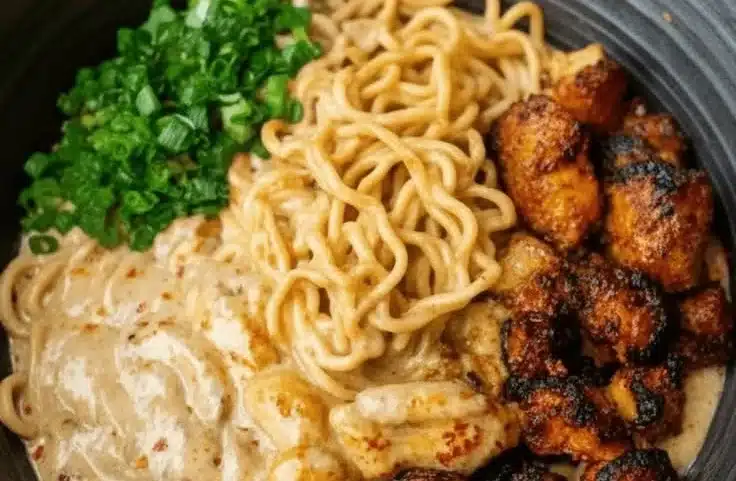 Creamy Garlic Chicken Ramen Recipe PDF, Easy Weeknight Comfort Food (Digital Download) - Etsy