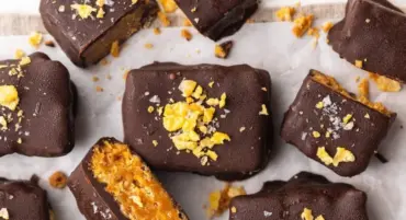 Delicious healthy homemade Butterfingers made with nutritious ingredients.