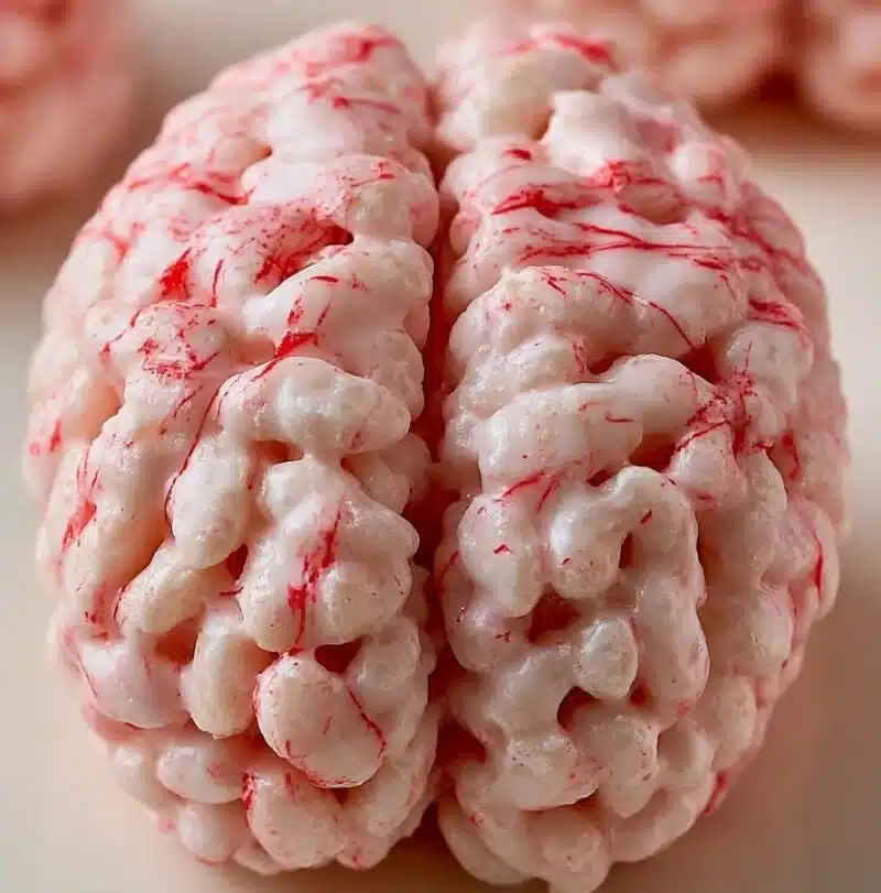 Homemade Marshmallow Brain Rice Krispies