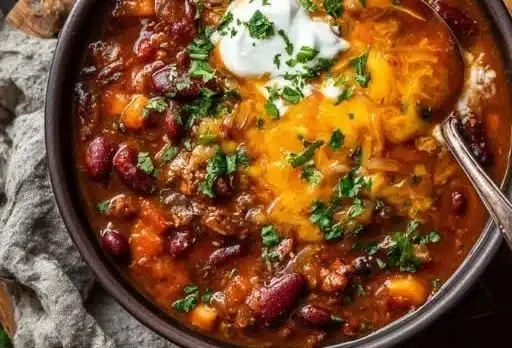 Irresistible Chili — A Hearty Hug in a Bowl