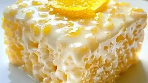 Lemon Rice Krispy Treats: A Zesty No-Bake Delight