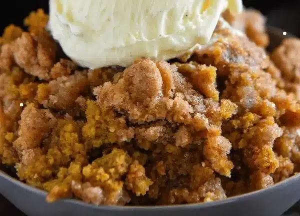 Pumpkin Pie Crisp Recipe | Delicious Thanksgiving Dessert | Things to Bake for Thanksgiving, One Bowl Cookie Bars, Fall Dessert Cooking