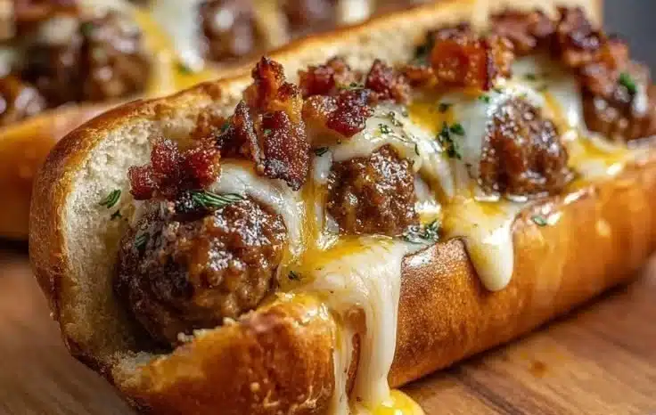 Sizzlin' Bourbon BBQ Bacon Cheeseburger Meatballs: A Flavor Explosion!